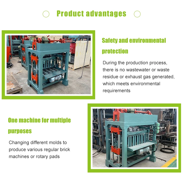 Well module brick making machine Manual unburned cement block brick machine Curbstone brick machine