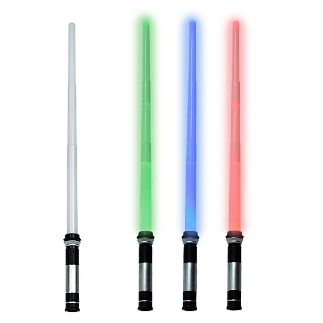 Promotional items laser sword led toys assorted colors flashing lightsaber glow cool blaster double-bladed light saber kids toy