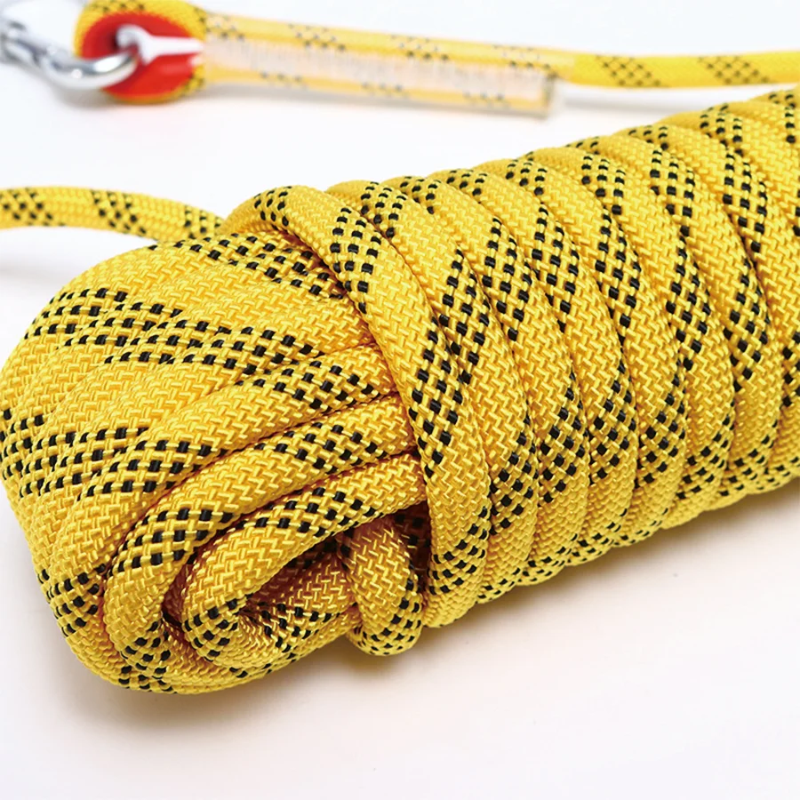 Customized Heavy Duty10mm 48 inner core Outdoor Wear Resistant Emergency Rescue Braided Rock Climbing Ropes