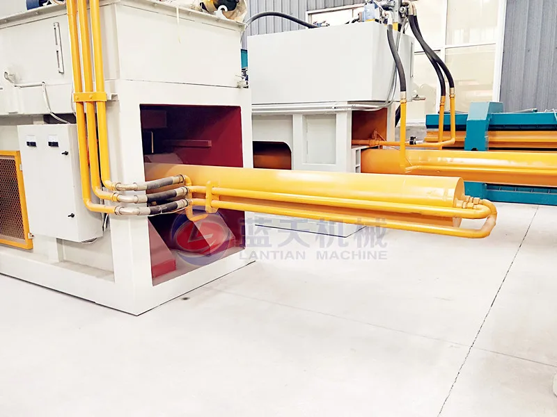High pressure 200 ton grass baler machine automatic horizontal hydraulic baler for plastic