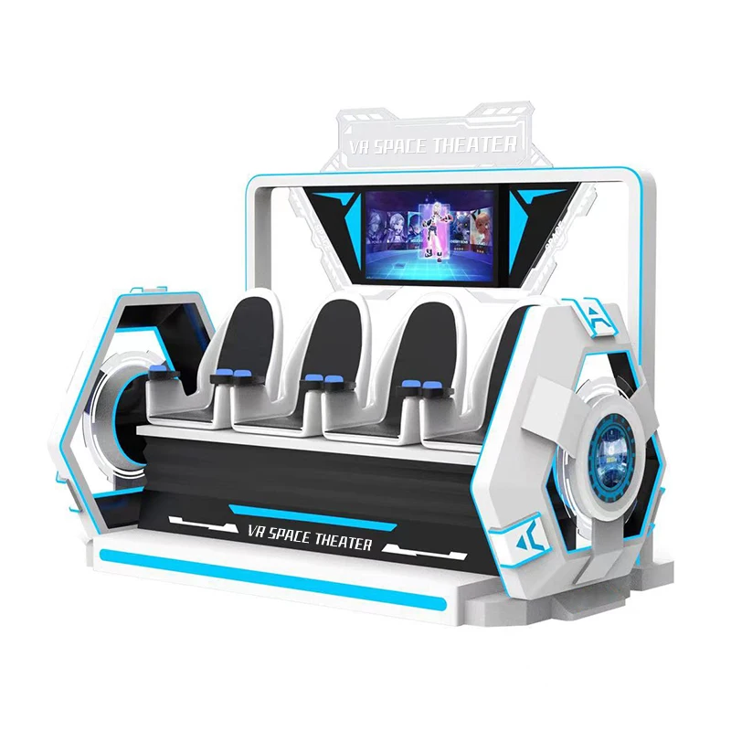 4 человека 9d Виртуальная реальность американские горки симулятор VR кинотеатр аттракционы для парка приключений парк развлечений