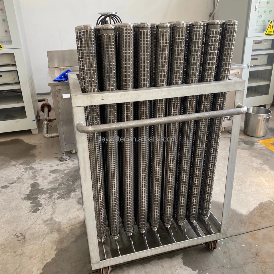 Large area candle filter  Extended Area In-Line Filter uesed in High Capacity polymer extension Screen Changer