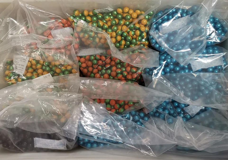 China Factory Wholesales Hot Sale 0.68 Caliber Multi-color Paintball Poederballs powder Bullet