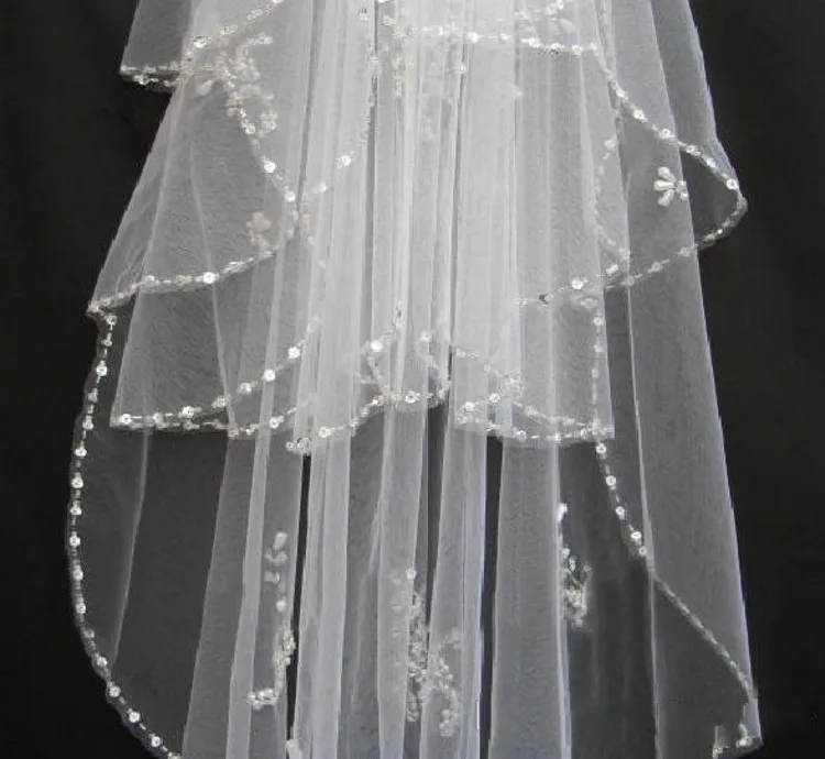 Hot Sale Wedding Veils Bridal Veils Organza LSWER044