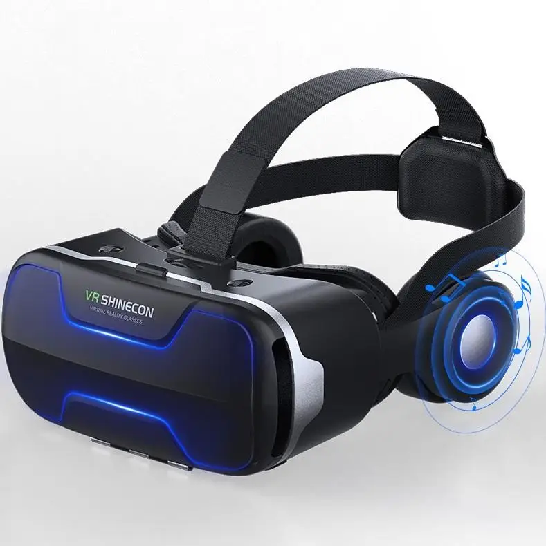  VR Shinecon G02ED 3D очки рассеивают тепло шлем стекло Виртуальная реальность гарнитура панорамная для 4 7-6 0 дюймов телефона