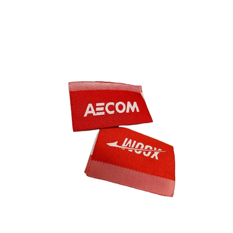 High Quality Woven Personalized Labels Clothes Tagger Size Labels Custom Woven Customized Logo Garment Labels Shoes Logo