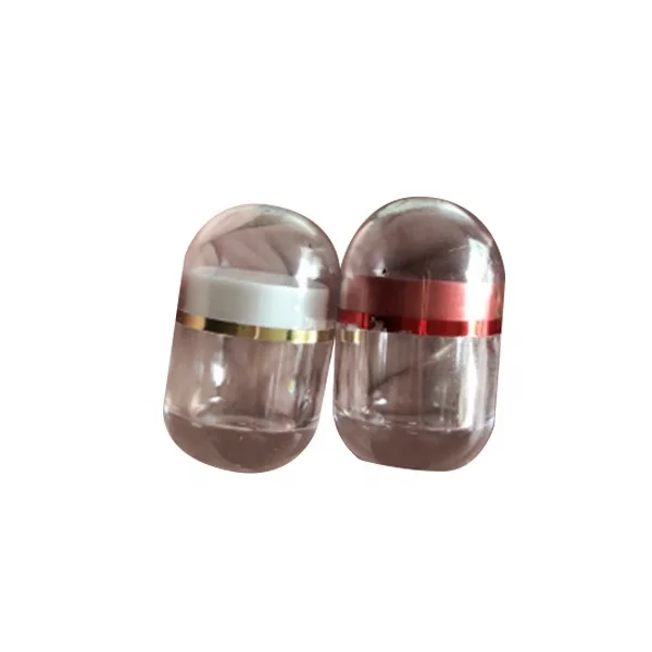 Small Acrylic Plastic Bullet Rocket Pill Storage Box Container  Acrylic Pill Box