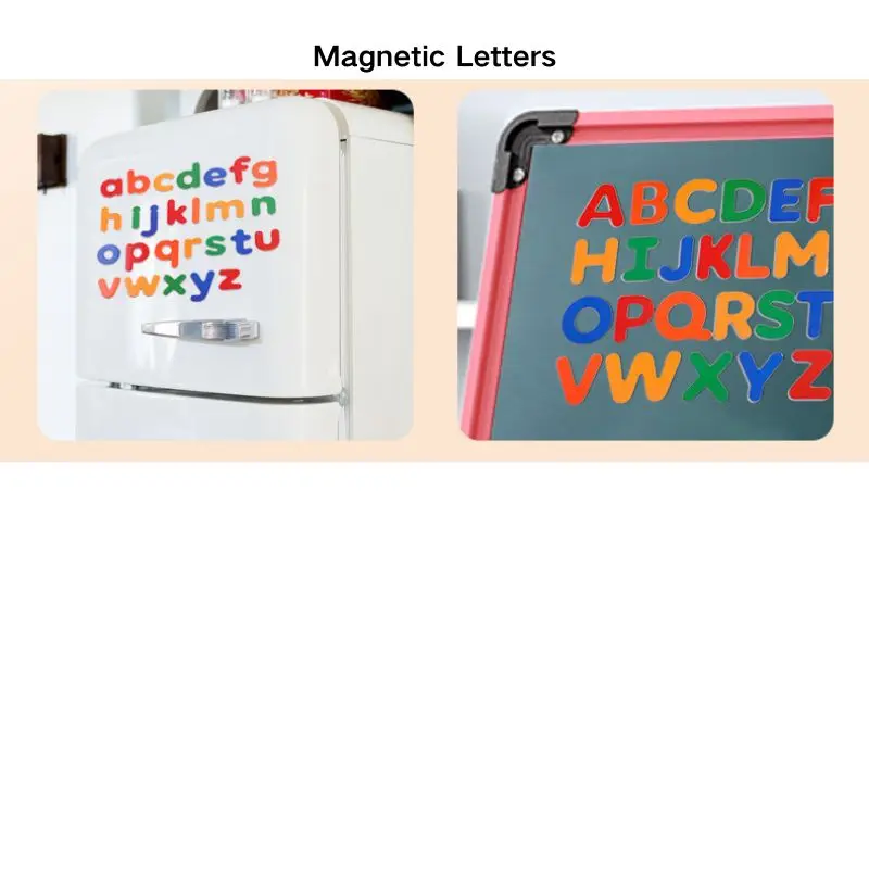 Customized Colorful Baby Learning English Matching Toy Educational Kids Magnetic Alphabet Letters Kit