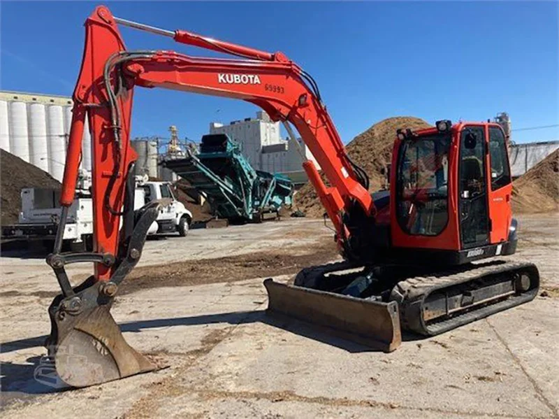 Second hand Kubota 80 90 Japanese  mini digger Japan 8 9 ton  KX080  KX151 price Crawler used Excavator For Sale