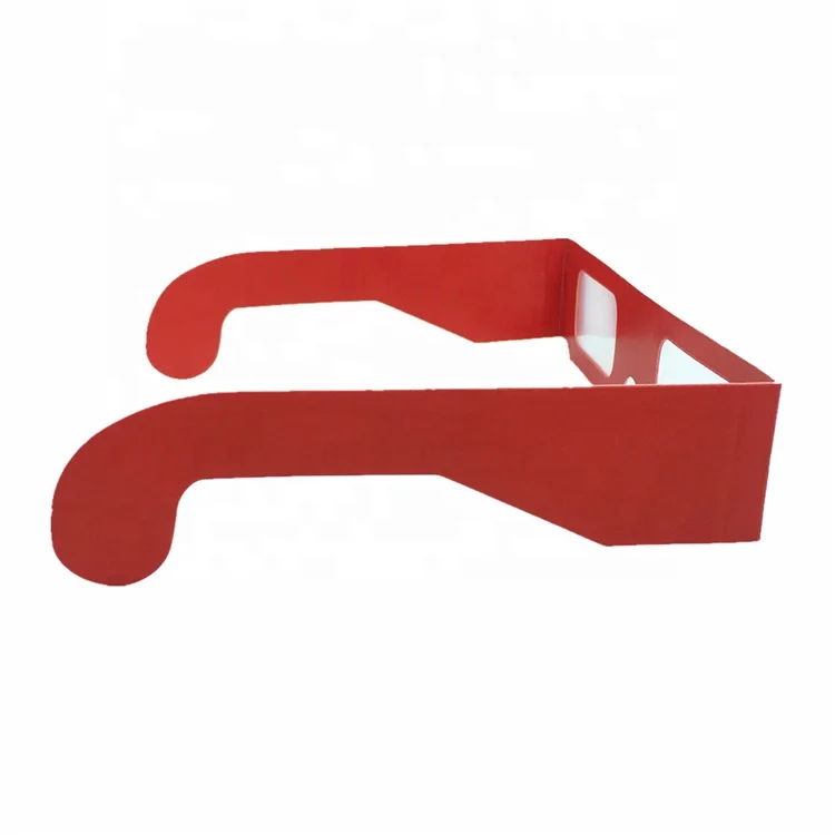 Wholesale Good Quality Disposable Paper Chromadepth 3D Glasses For 3D Pictures Viewing