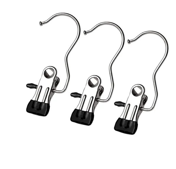 High quality multicolor non slip metal hanger clip pegs for clothes clip