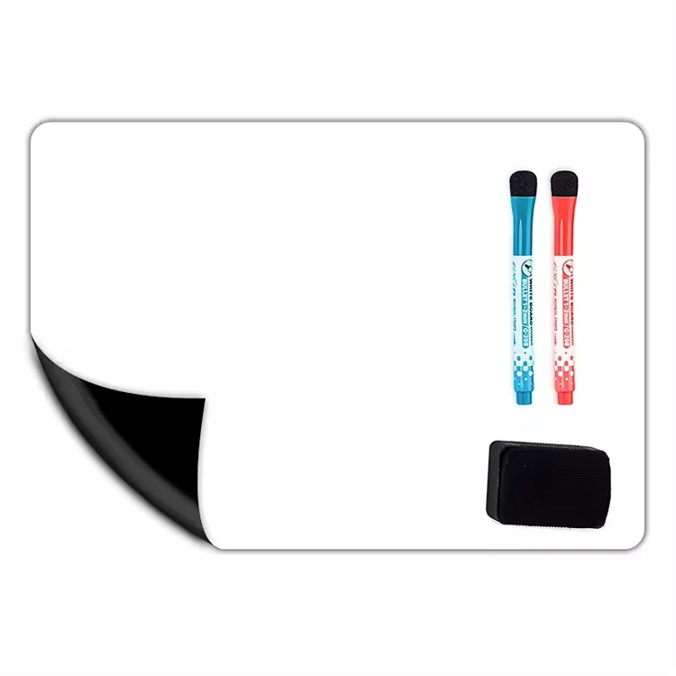 Magnetic Dry Erase Writing White Board,fridge magnet board with Marker and Eraser