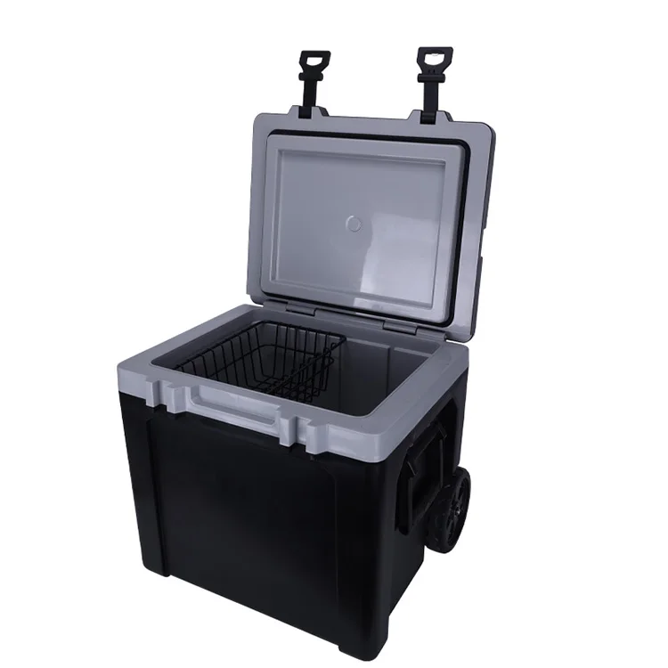Injection Molding Hard Shell Icefordays Camping Hard Ice Cooler Box Outdoor Gear Chilly BinsGint 50L with Wheels Portable Cool