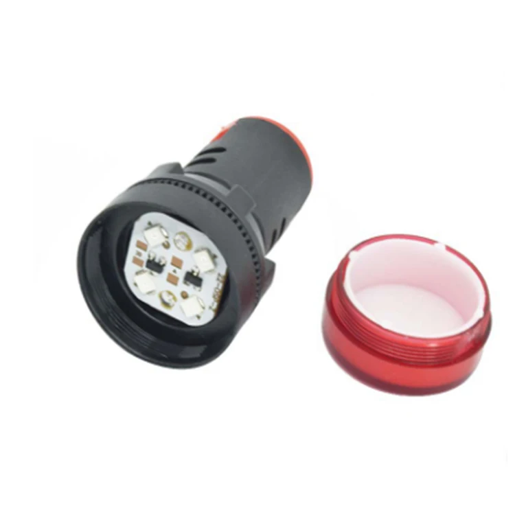 Good Price 12mm pilot Light 10mm Mounting Hole Indicator Lamp 12v 24v 220v Small Electronic signal Red Green Yellow