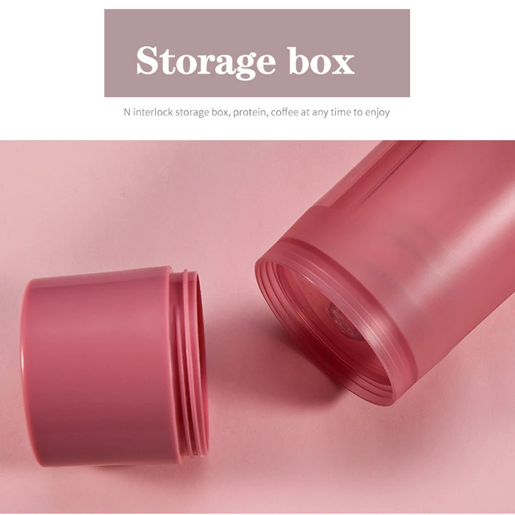 Wholesale One Piece Custom 500ml Promotional PP Powder Whey Protein Shake Cup Sport Shaker Water Bottle Sports Water Gift Cup