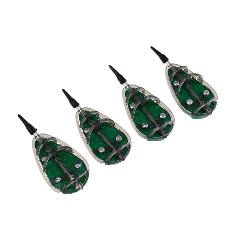 Inline Flat Method Feeders Carp Fishing Bait Cage Terminal Tackle for bait making