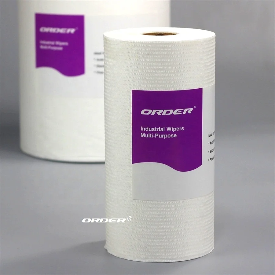 2024 all new Automotive Refinishing Coatings cellulose polyester small Roll Cleaning Cloths clean wipes