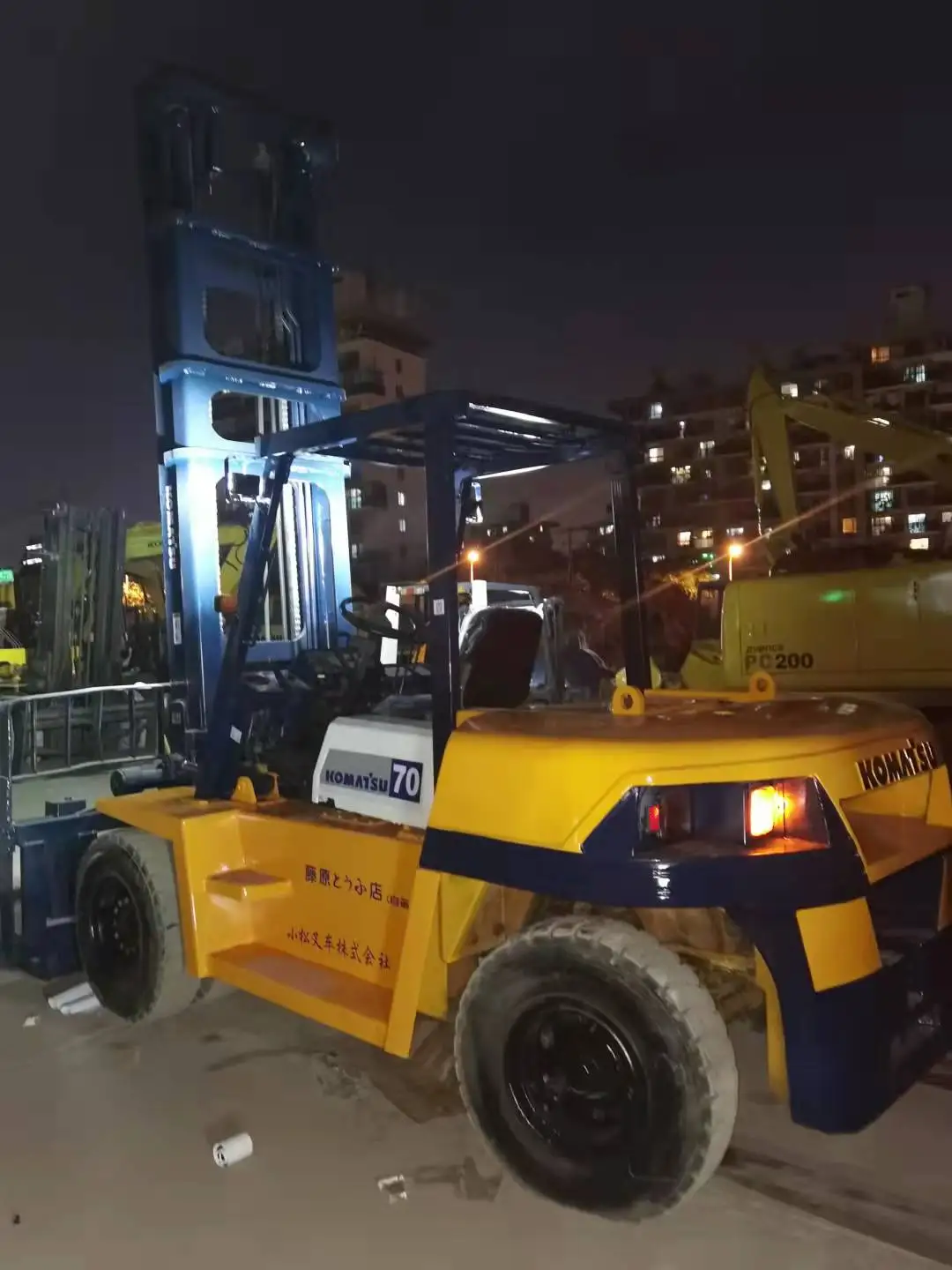 good quality used komatsu 70 forklift 7 tons forklift for sale in China original