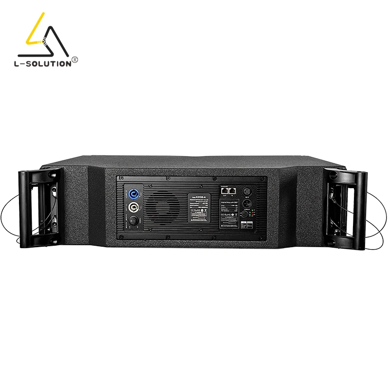 Active Two Way Line Array Speakers 8 inch Long Throw Loudspeaker Complete  Sound System Digital Amplifier Audio Speaker