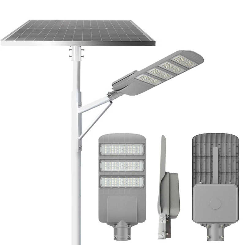 Aluminium Waterproof IP65 100w 150w 200w 300w Solar Street Light Solar Panel Powered System Split Outdoor Led Solar Street Light