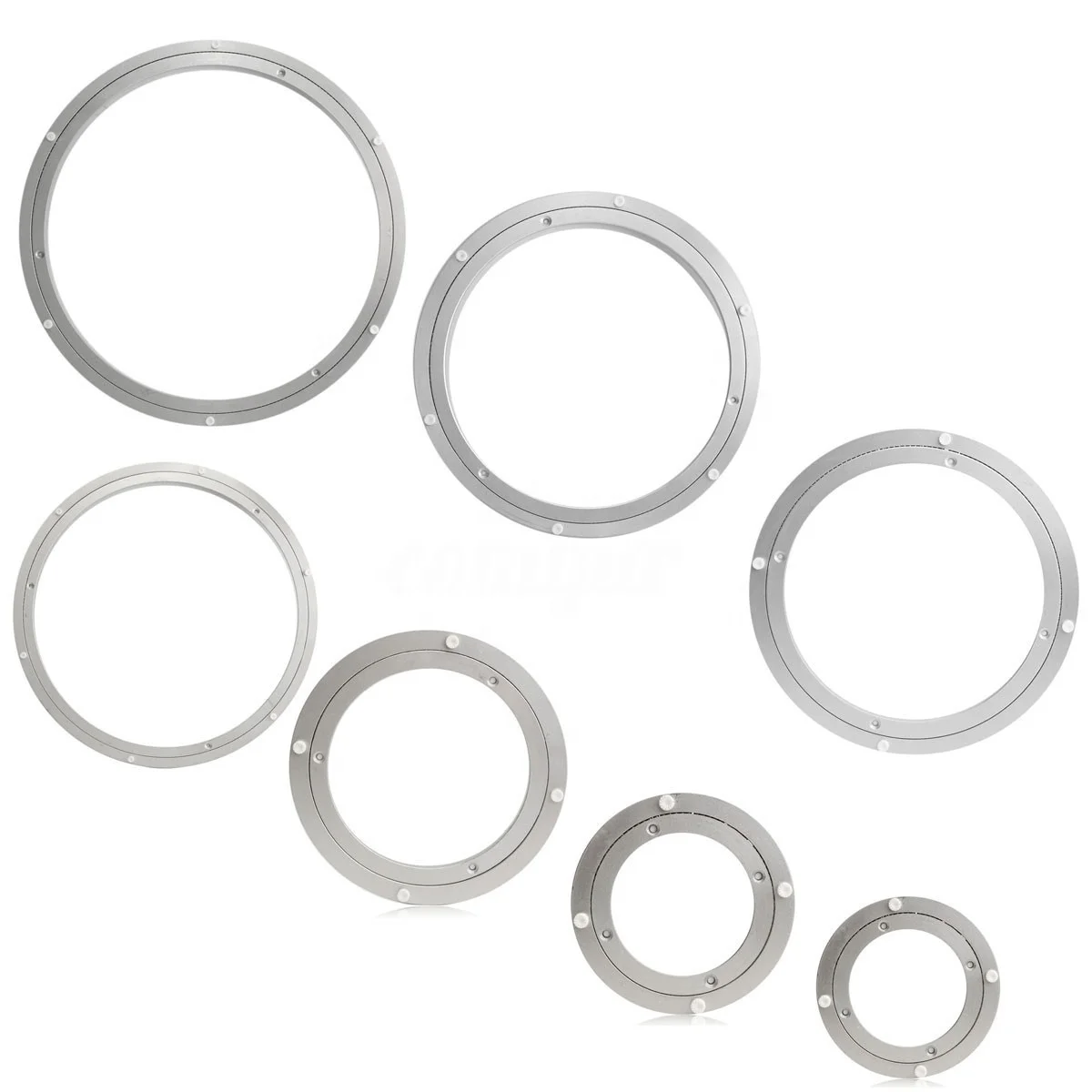 400 мм 16-дюймовый шариковый подшипник поворотная пластина алюминиевый ленивый поворотный стол Susan оборудование для мебели вращающееся кольцо