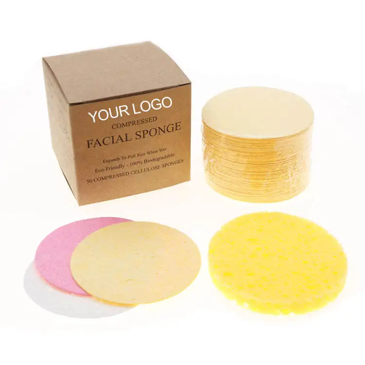 Skin-friendly pva facial sponge compressed cleansing sponge for woman