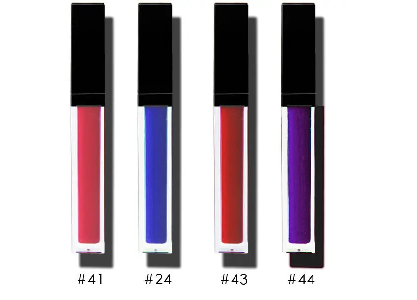 Hot Selling Wholesale  43  Colors Matte Lipstick Waterproof Long Lasting Matte Liquid Lipstick Private Label