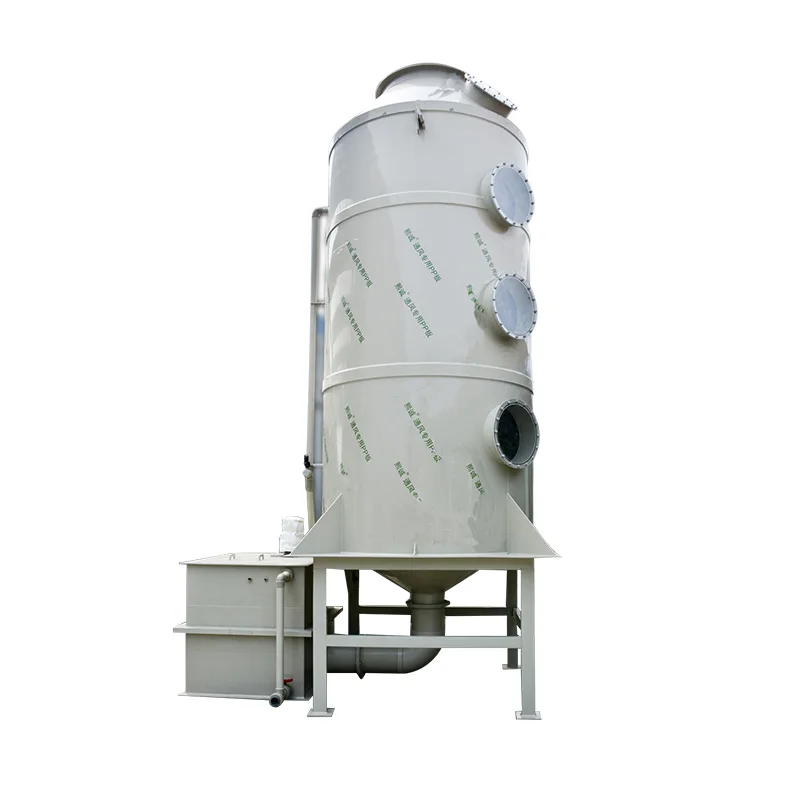 Scrubber China Manufacturer Air Volume 200 to 4000 CFM PP Plastic Exhaust Gas Scrubber System