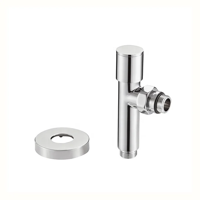 2023 new design brass angled radiator valves for towel Rail BJ22008-J