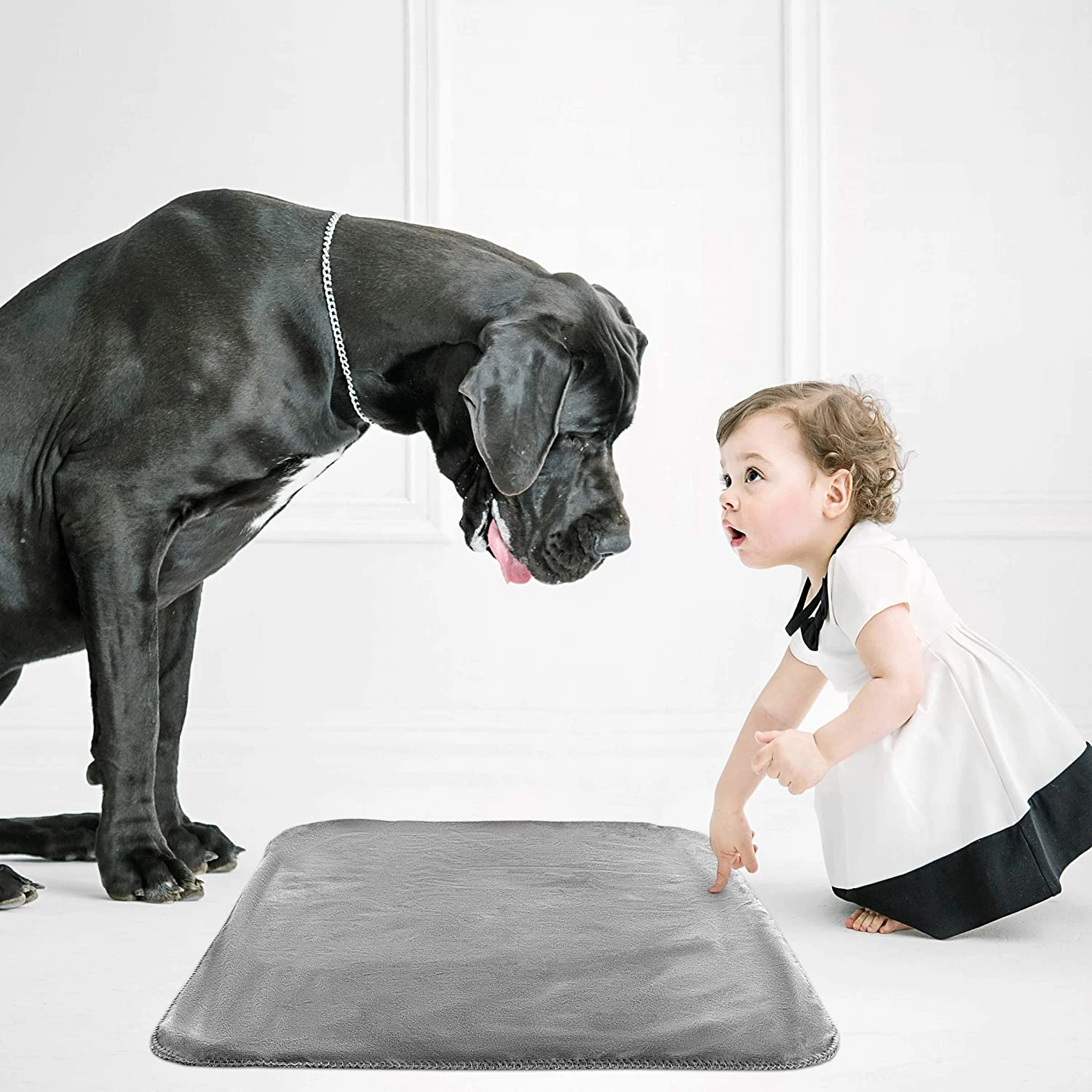 Customize Luxury Sherpa Fleece Waterproof Puppy Dog Blankets for Pet Bed