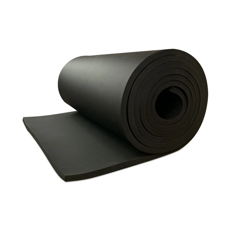 Best selling hot rubber foam rubber foam insulation air duct roll Soundproofing Rubber Foam