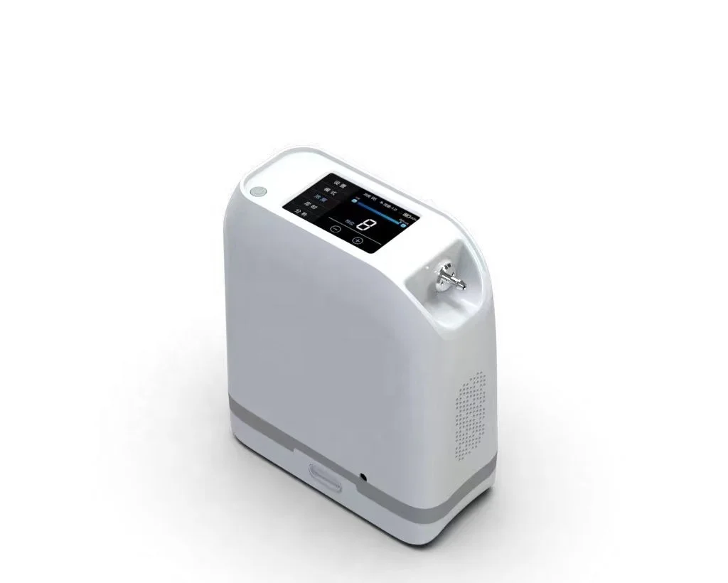 Low Noise Economical Pulse flow rate 1.4 Liters  Portable Oxygen Concentrator Suitable For Travel Outdoor Home Use