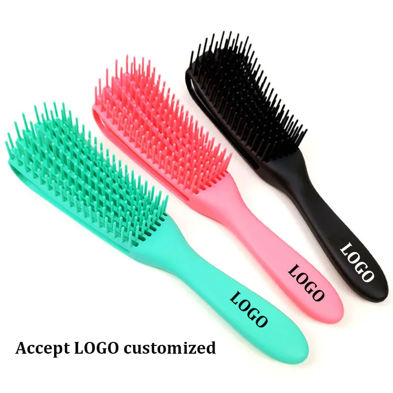 Wholesale Soft Massage Beauty Hair comb Women Detangling Hair Brush for Wet&Dry Thick Hair