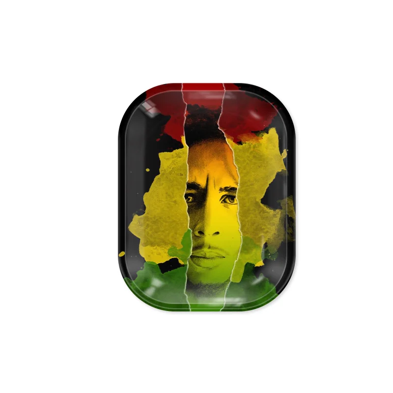 wholesale mixed design opp bag package rolling trays any size metal rolling tray New design custom logo rolling trays