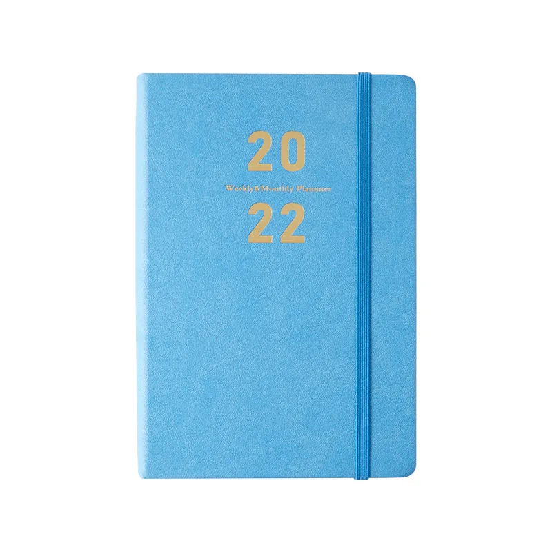 Amerpromo PU Leather Notebook Custom Logo Gift Items Agenda 2022 Planner Handmade softcover Journals