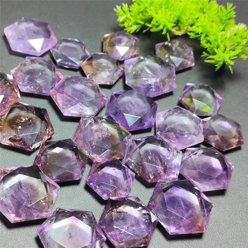 Hand Carved Crystal Star Of David Gemstone Six-Pointed Hexagonal Star For Pendant