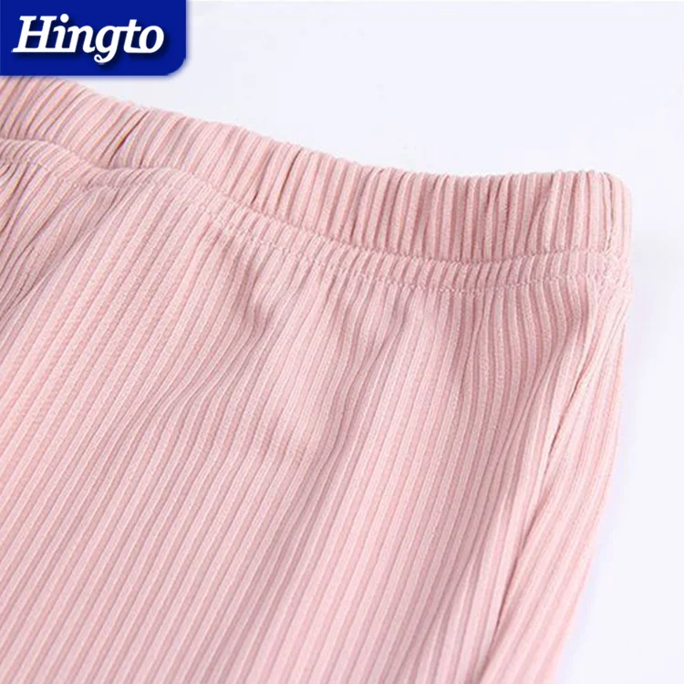 Custom kids wear fashion yoga set halter top flare yoga leggings pants set for girls