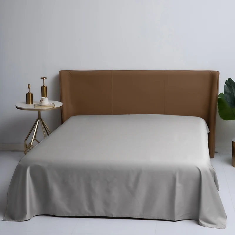 Wholesale Custom Soft Solid Color Plain Bedding Flat Sheets Bed Sheet 100% Cotton Bedsheets For Hotel And Home
