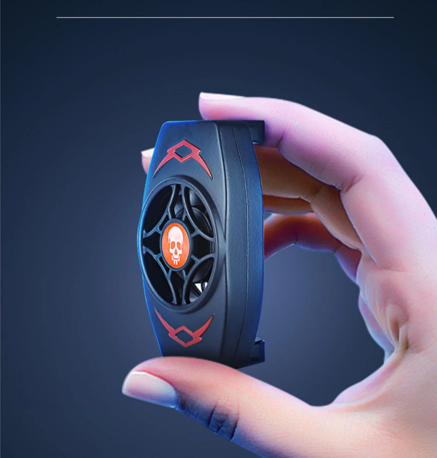 Cell Phone Cooler Gaming Universal Phone Cooler Adjustable Portable Fan Holder Heat Sink