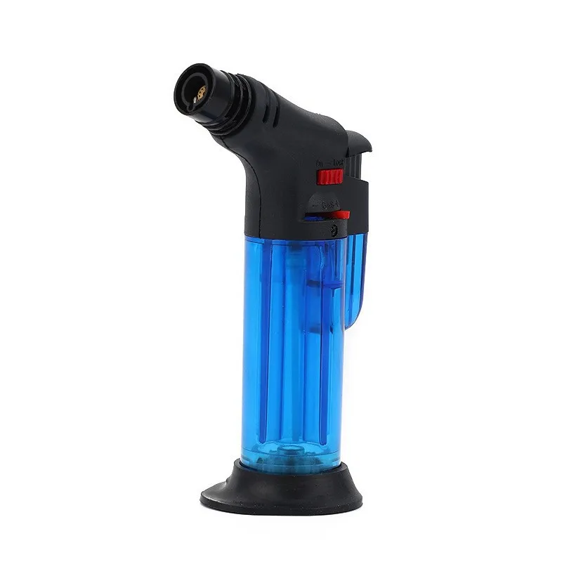 Windproof  torch lighter Inflatable fire gun directly into cigar spray gun high temperature butane fire gun igniter