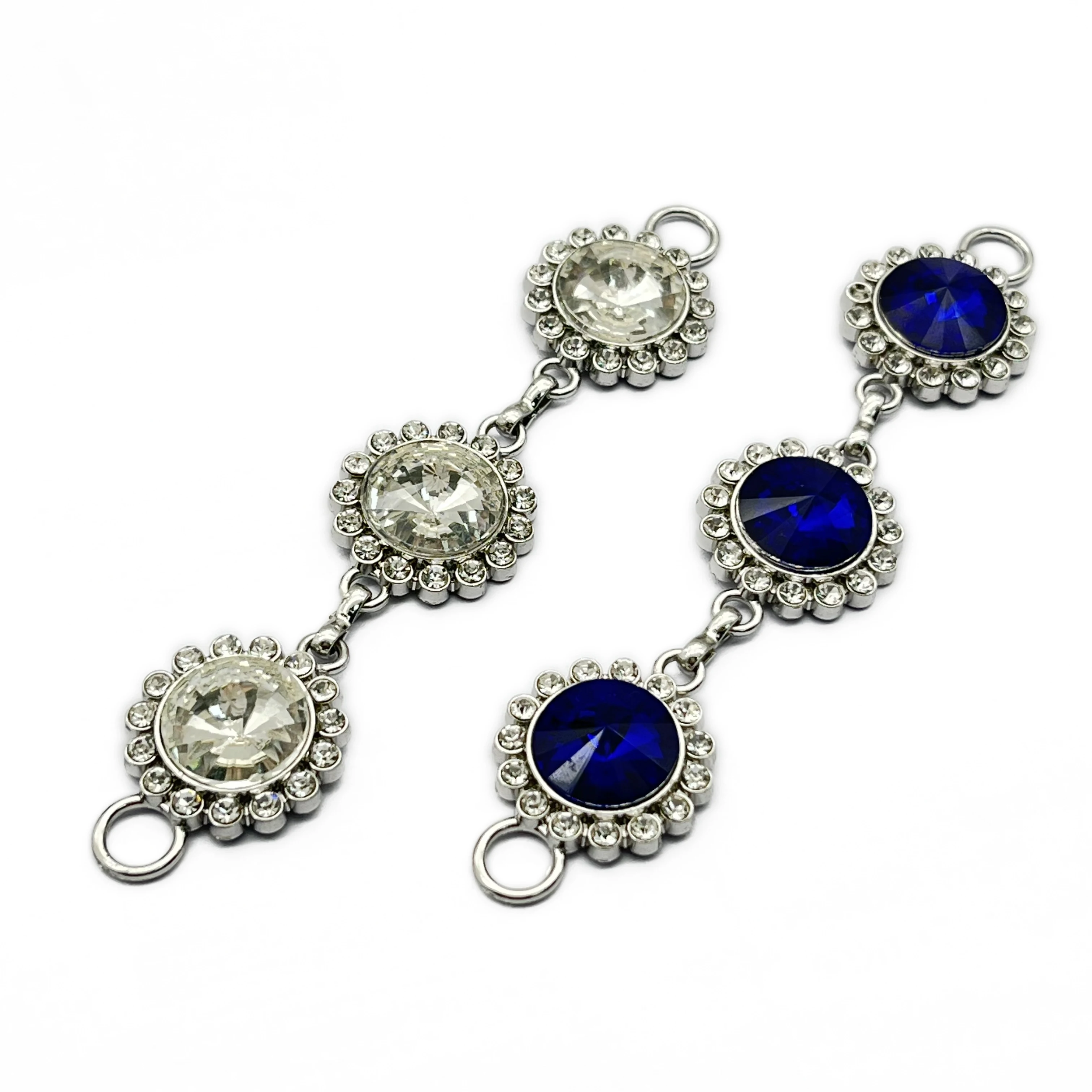 Eco-friendly material alloy chain women Rhinestone Shoe Chain Shoes Buckle for Sandals Flats Shoe Accessories