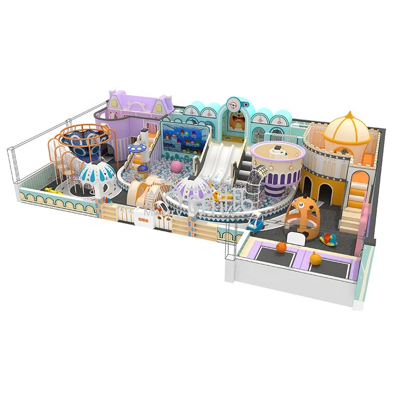 Moetry Customized Design Kids Indoor Play Ground Game for Amusement Park Resort