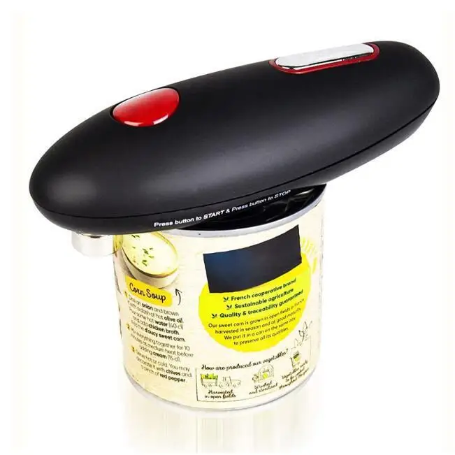 Kitchen Tools Easy Operation Plastic Bottle Opener Full Automatic Tin Electric Can Opener