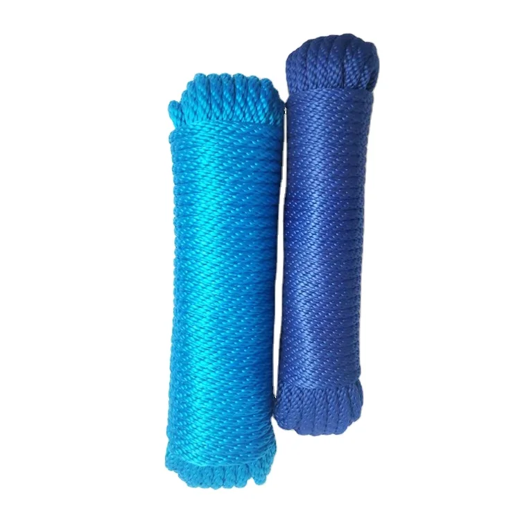 Company Manufacturing Garden Tools Rope 8mm Custom Polyethylene Cord Braided PP Solid Rope