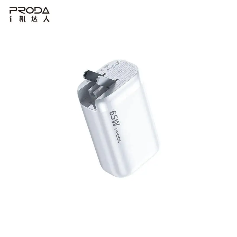 Pd 65w USB C Charger USB Charger Pd+qc Dual Port Fast Charging Universal Travel Adapter for Iphone Samsung Huawei Xiaomi