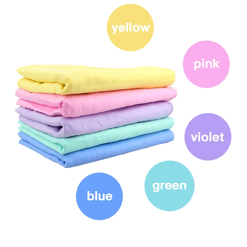 Pva Synthetic Chamois Microfiber Towel Shammy Leather Cleaning Cloth Cheap Polishing Drying Towel Microfibre Towel Small Size