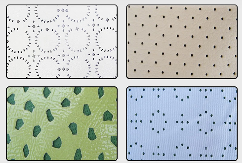 PVC perforating leather belt hole punching machine