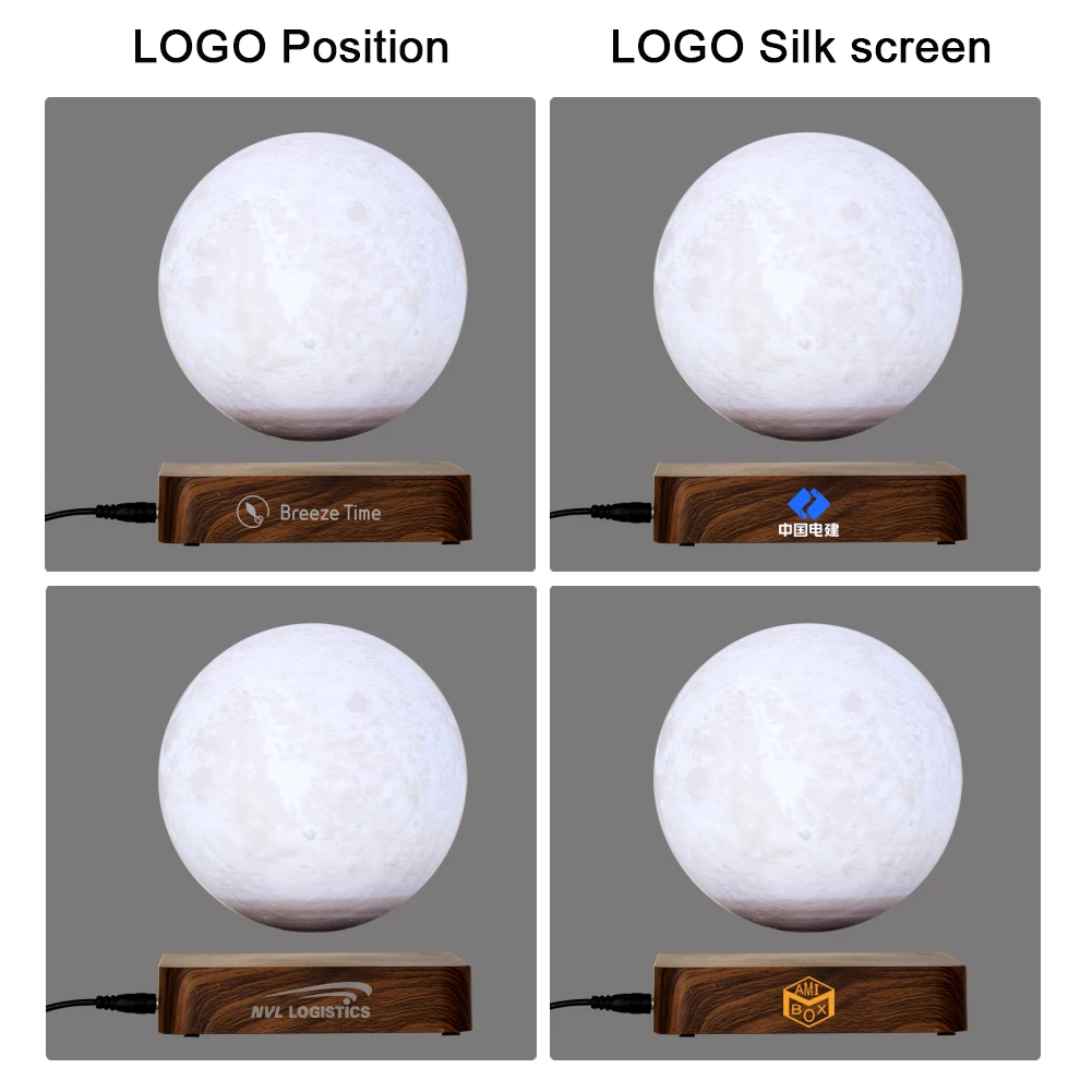 Birthday Gift with Levitation Rotation Feature Lights High Quality Magnetic Floating Moon Lights Made in China