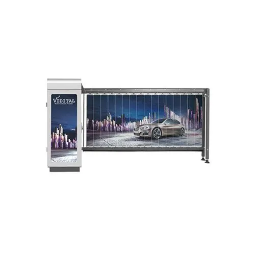 LED Screen Advertising Boom Barrier/ Smart Advertising Parking Barrier for Car Access Control