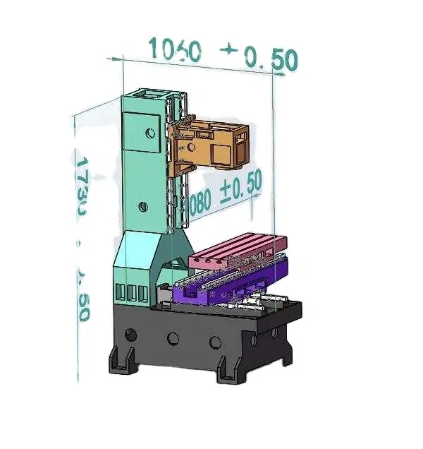 
3-year warranty best-sold XH/HMC Series CNC Vertical Horizontal Machining Center VMC Planer Type Milling Machine direct sale 